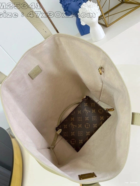 Cheap VUITTON Cabas Low MM-47*30*14CM LOUIS Key 0817